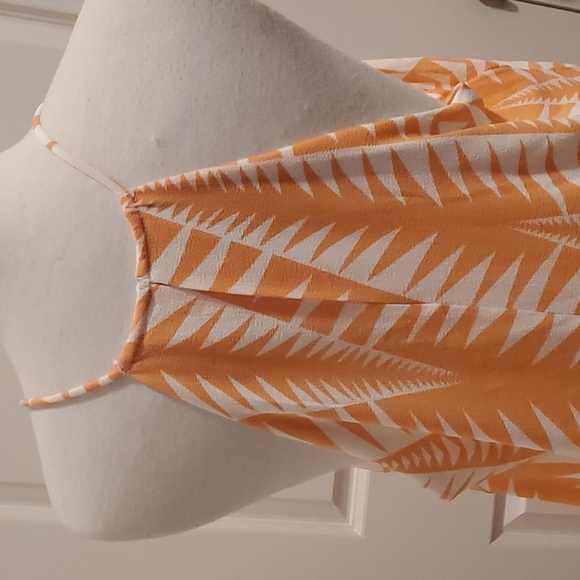 Spicy sugar size 14 peach and creme long line cami or mini dress. - Picture 4 of 5